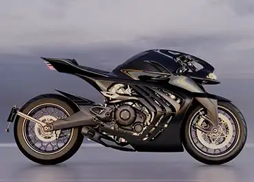 THE FIRST STREET LEGAL ASTON MARTIN MOTORCYCLE
